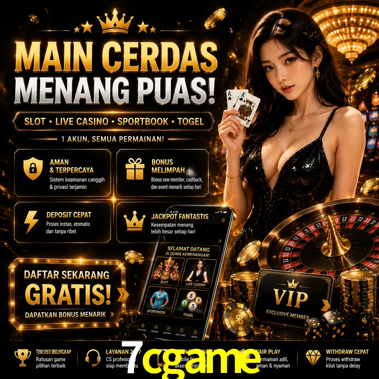 Slots no app 7cgame mobile