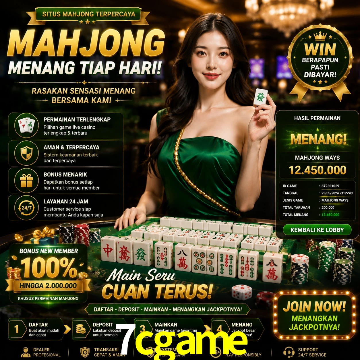 Cashback VIP 7cgame - reembolso semanal