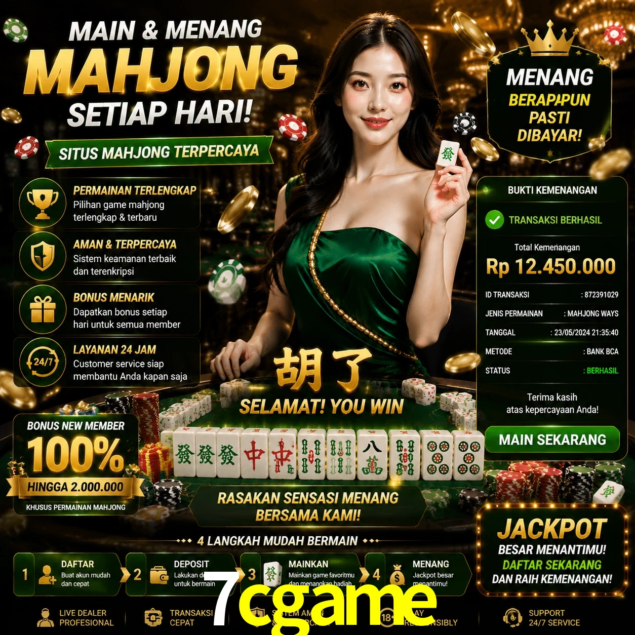 Ganhar e sacar na 7cgame